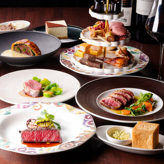 肉の旨みを心ゆくまで味わえる。2つのコースをご用意しました